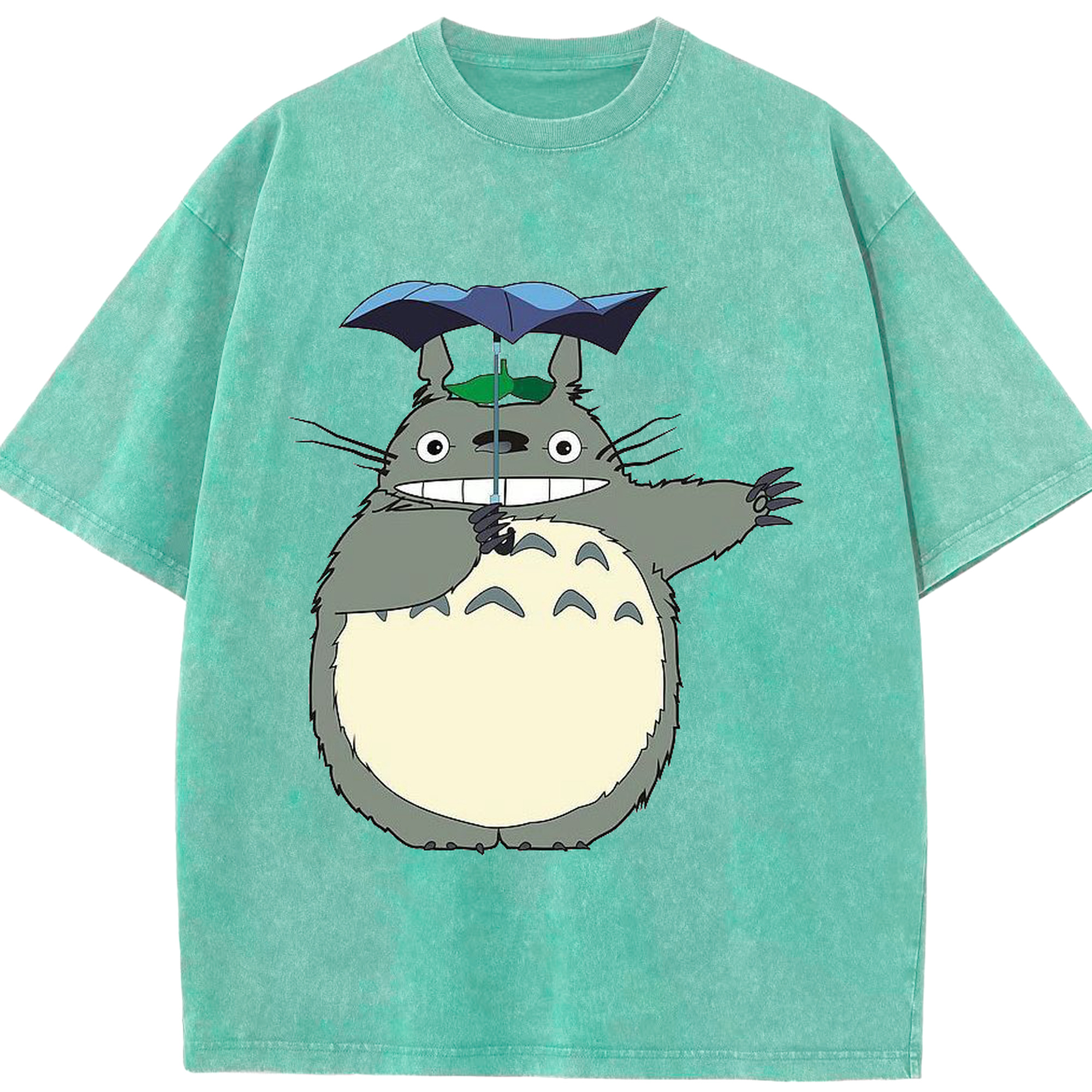 （画像用） となりのトトロ 草壁メイ 草壁サツキ My Neighbor Totoro Satsuki Kusakabe Mei Kusakabe 綿100% ヴィンテージ風 半袖Tシャツ（フロントプリント）